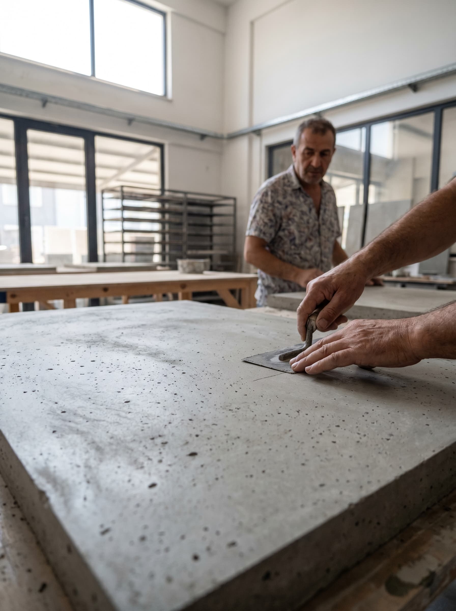 Ham Beton Dokulu Panel